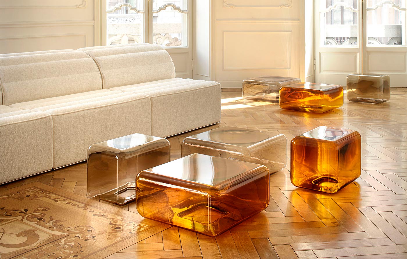 Lokum coffee tables by Sabine Marcelis for Acerbis
