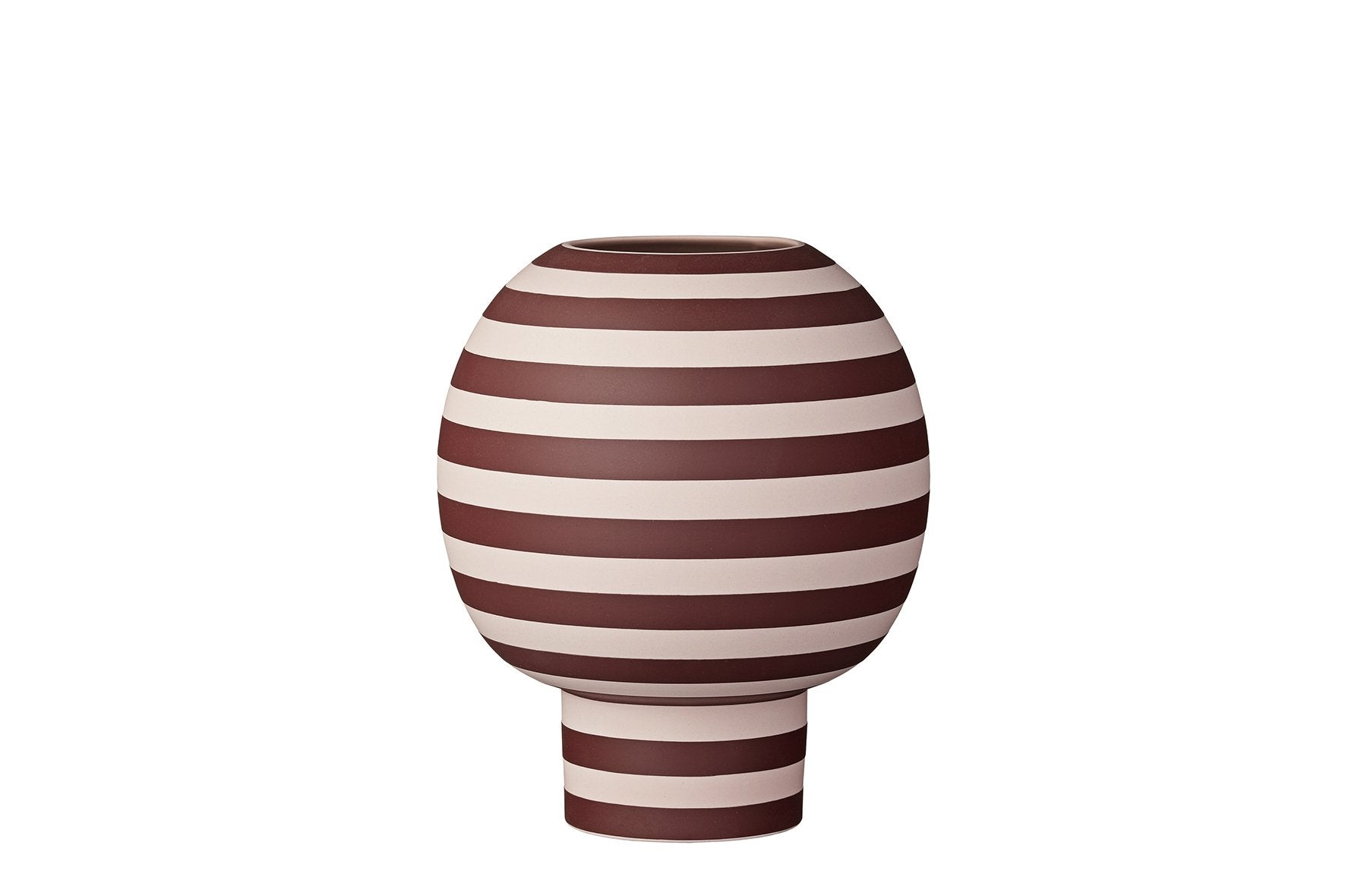 Varia Sculptural Vase Rose Bordeaux by AYTM Space Furniture